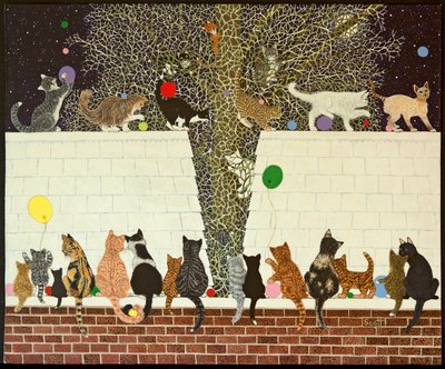 Un étalage magique, 2012 (acrylique sur calicot) - Pat Scott