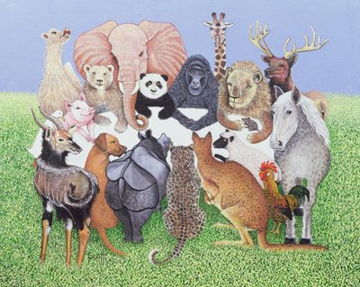 Party Time, 2007 (huile sur toile) - Pat Scott