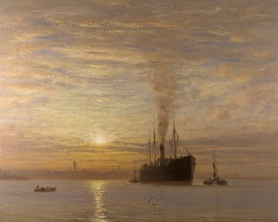 Retour à la Clyde - Coucher de soleil - Patrick Downie