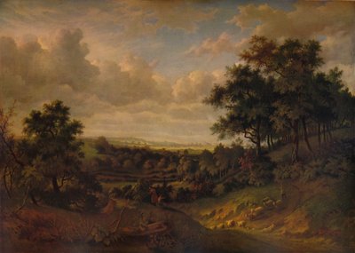 Vue de la Tamise : Greenwich au loin, 1820 - Patrick Nasmyth