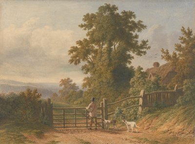 Chasseur et ses chiens - Patrick Nasmyth