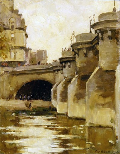 Pont-Neuf, Paris, vers 1900 - Patrick William Adam