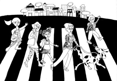 Ville, 2020 (Encre sur papier) - Patrizia La Porta