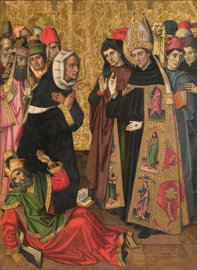 Saint Augustin Disputant avec les Hérétiques - Pau Vergos