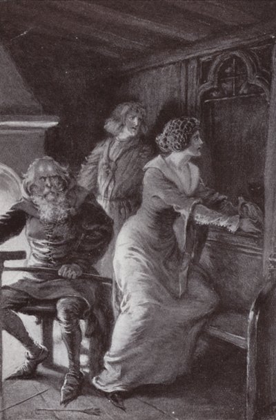 Illustration pour The Cloister and The Hearth par Charles Reade (lithographie) - Paul (after) Hardy
