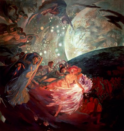 La Vérité traînant les sciences pour illuminer les hommes - Paul Albert Besnard