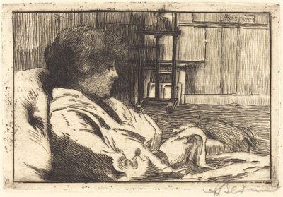 Femme lisant dans l