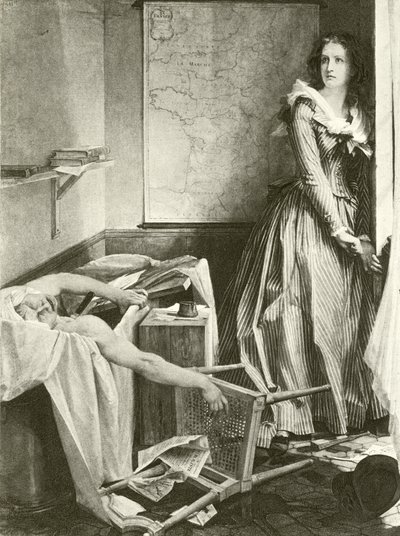 Charlotte Corday et Marat - Paul Baudry