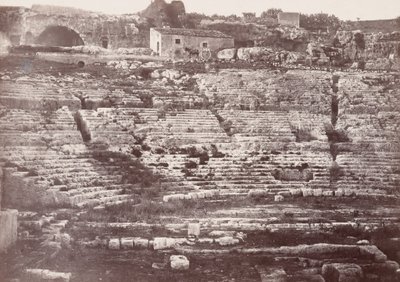 Théâtre de Syracuse (Amphithéâtre de Syracuse),1865 (photo) - Paul Berthier