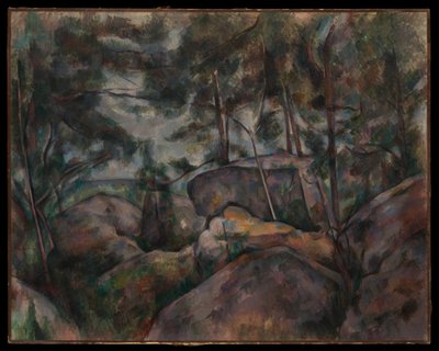 Rochers à Fontainebleau - Paul Cézanne