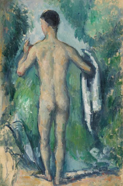 Baigneuse debout, vue de dos - Paul Cézanne