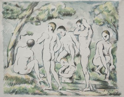 Les Baigneuses - Paul Cézanne