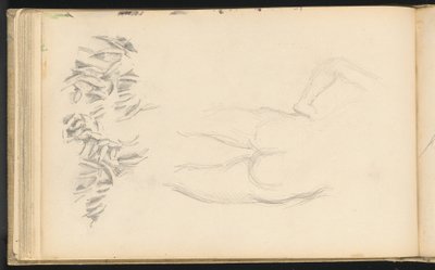 Un nu et feuillage - Paul Cézanne