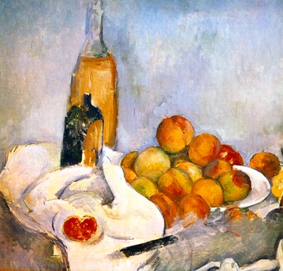 Bouteilles et pommes, vers 1870-1906 - Paul Cézanne
