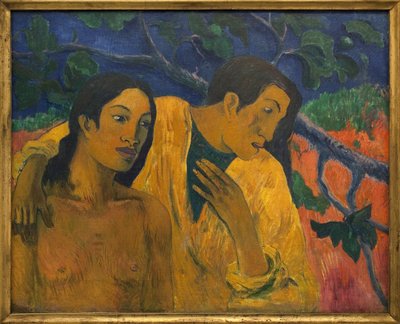 Fuite (idylle tahitienne). Peinture de Paul Gauguin (1848-1903) - Paul Cézanne