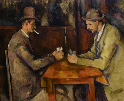 French: Les Joueurs de cartes The Card Players - Paul Cézanne