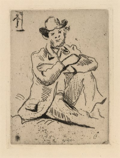 Guillaumin avec le pendu - Paul Cézanne