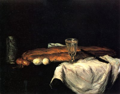 Le pain et les œufs - Paul Cézanne