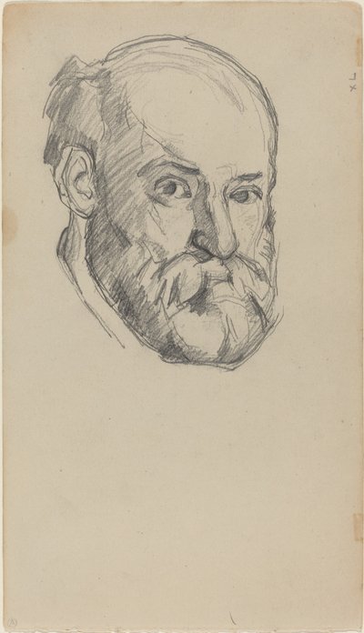 Autoportrait [recto], vers 1880-1882 - Paul Cézanne