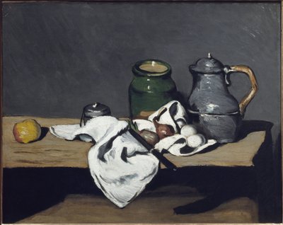 Nature morte avec une bouilloire - Paul Cézanne