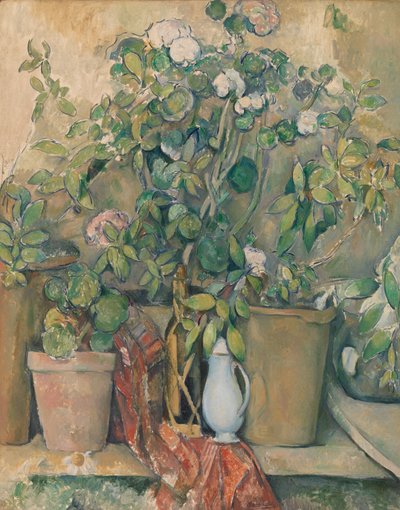 Pots en terre cuite et fleurs - Paul Cézanne