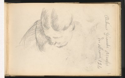 Femme Penchée en Avant - Paul Cézanne