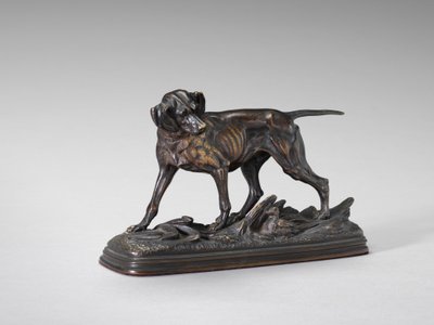 Pointer sur un faisan - Paul Edouard Delabrière