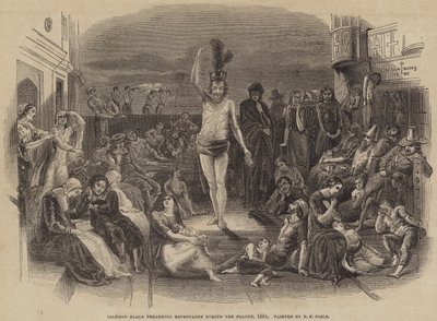 Solomon Eagle prêchant la repentance pendant la peste, 1665 - Paul Falconer Poole