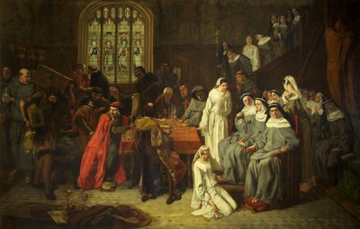 La Visitation et la reddition du couvent de Syon, vers 1846 - Paul Falconer Poole