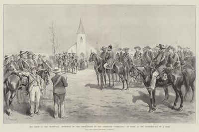 La Crise au Transvaal, Inspection par le Commandant du Commando de Boers sur la Place du Marché d