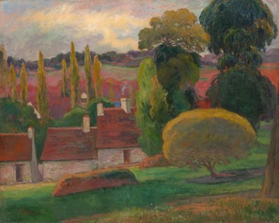 Une ferme en Bretagne, vers 1894 - Paul Gauguin