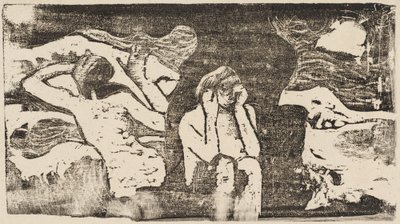 Aux roches noires, en ou après 1895 - Paul Gauguin
