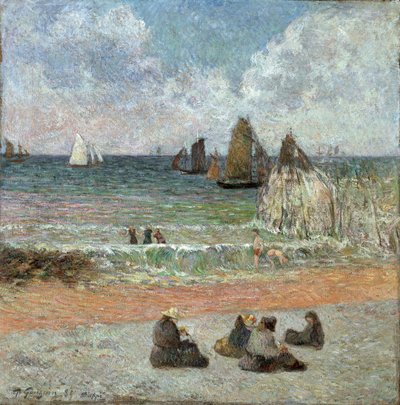 La côte à Dieppe - Paul Gauguin