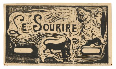 Renard, bustes de deux femmes et lapin, pièce de tête pour Le sourire - Paul Gauguin