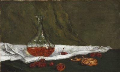 Français :  Cerises et carafon Cherries and Carafe - Paul Gauguin