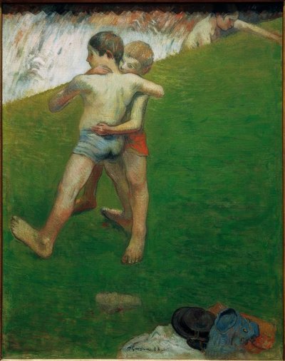 Jeunes lutteurs – Bretagne - Paul Gauguin