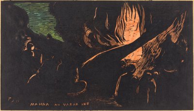 Mahna no Varua Ino (Le Diable parle) - Paul Gauguin