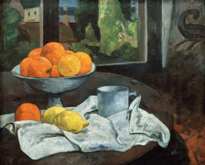 Oranges et citrons avec vue sur Pont-Aven - Paul Gauguin