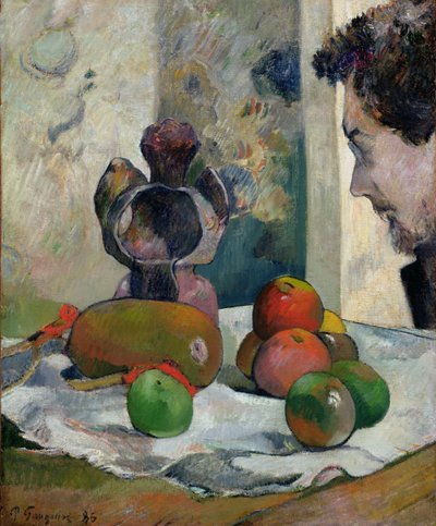 Nature morte avec profil de Laval - Paul Gauguin