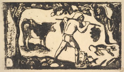 Tahitienne portant des bananes - Paul Gauguin