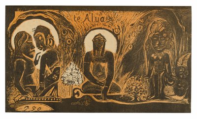 Te atua (Le Dieu), de la suite Noa Noa - Paul Gauguin