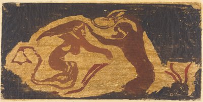 Die Meerjungfrau und der Affe - Paul Gauguin