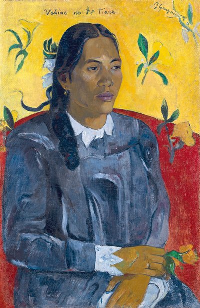Vahine no te Tiare Femme avec une fleur - Paul Gauguin