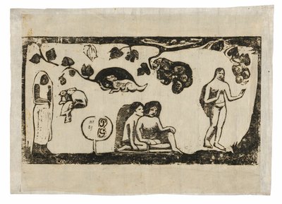Femmes, animaux et feuillages, de la suite d