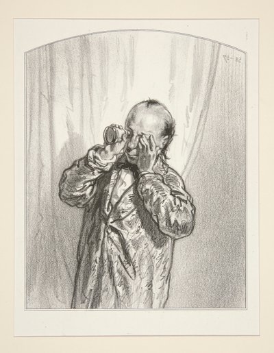 LA VOISINE - Paul Gavarni