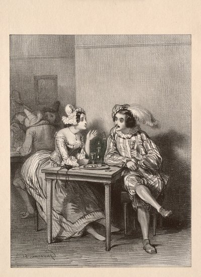 Après la contredanse - Paul Gavarni