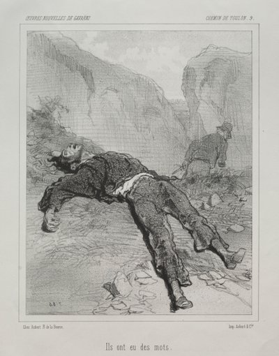 Chemin de Toulon - Paul Gavarni