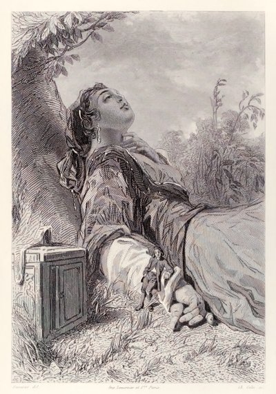 Gulliver et Glumdalclitch, de l