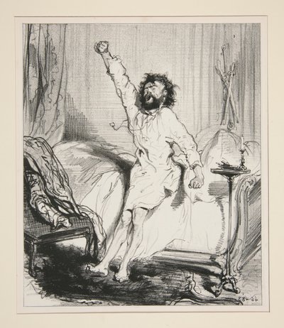 Le Réveil du lion - Paul Gavarni