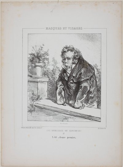 Les Invalides du Sentiment: A été "jeune premier" - Paul Gavarni
